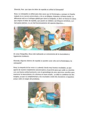 City TV – programa La Bona Vida sobre dolor de espalda