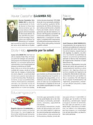 Revista de ESADE – creación de Body Help