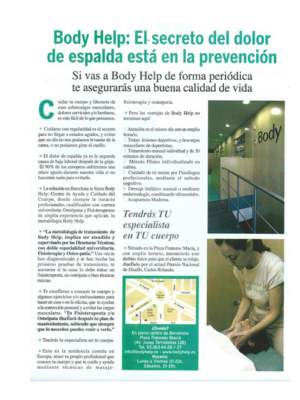 Salud y Vida – dolor de columna y metodología Body Help